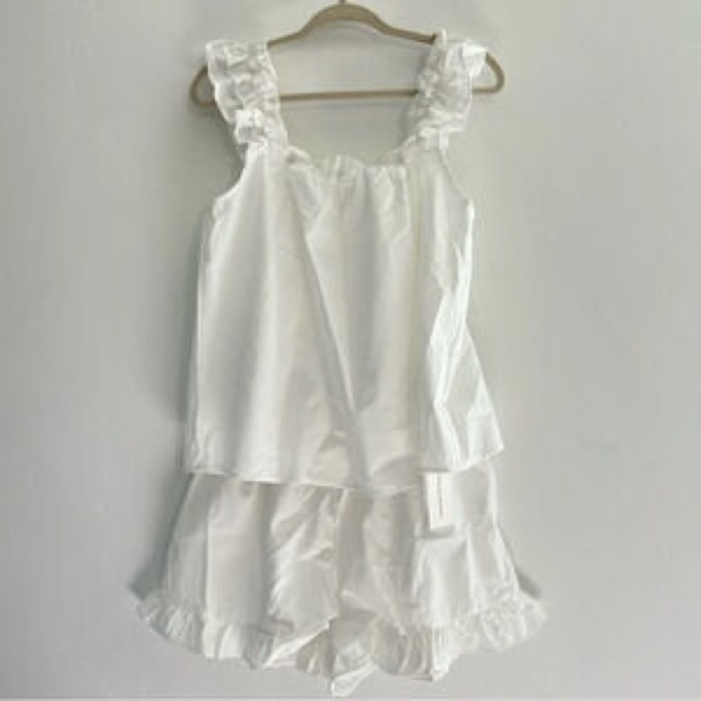 Commense Pure Cotton Ruffle Shorts Set - Picture 8 of 12
